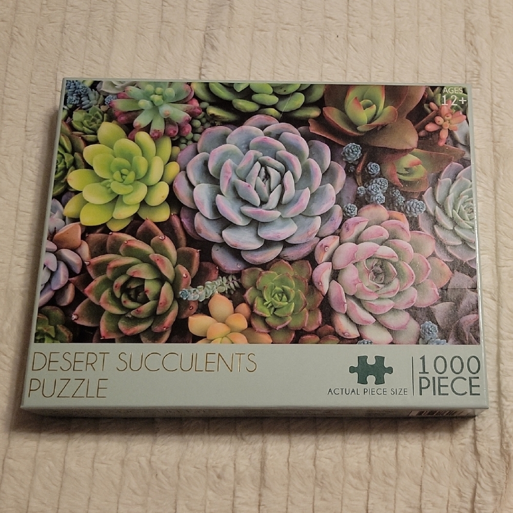 Desert Succulents 1000 Piece Puzzle